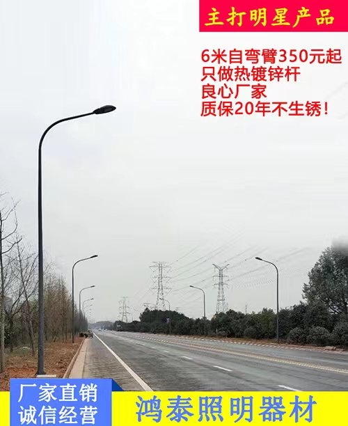 湖南市電道路燈